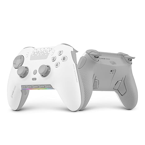SCUF ENVISION PRO Wireless V2 (2025) PC Only Gaming Controller Anti-Drift Thumbsticks Five Remappable G-Keys Remappable Back Paddles Instant Triggers White