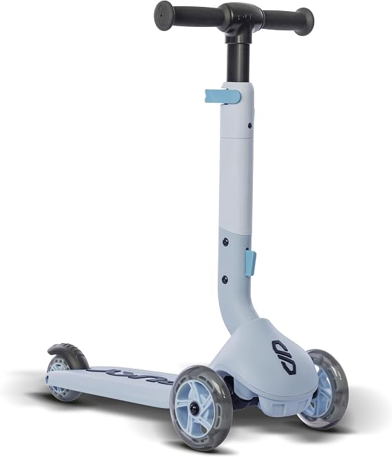 Puky Push, scooter for children from 2 years, height-adjustable handlebars, foldable and compact, extra wide tyres for more safety, luminous wheels, ideal for adventurers and outdoors