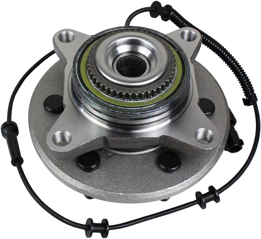 Autoround 515046 4WD Front Wheel Hub and Bearing Assembly fit for 4x4 Ford F-150 2004 2005 6 Lug wABS