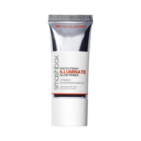 Smashbox Photo Finish Illuminate Glow Makeup Primer | Breathable, Strengthening Silky Barrier Primer For Glowy Skin | Silkscreen Complex, Vitamin C + Passion Fruit