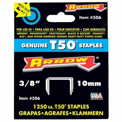 Arrow 10mm T50 Staples - Pack of 5000