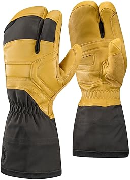 BLACK DIAMOND Men's Guide Ski/Snow Gloves | Premium Leather Shell | Waterproof & Insulated | Includes Gore-TEX Insert, Plus Warm Technology & Goat Leather Palm