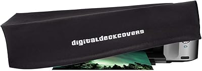 Printer Dust Cover & Protector for Canon Pixma Pro 9000  9500 MKII Professional Printers [Antistatic, Water Resistant, Heavy Duty Fabric, Black] by DigitalDeckCovers