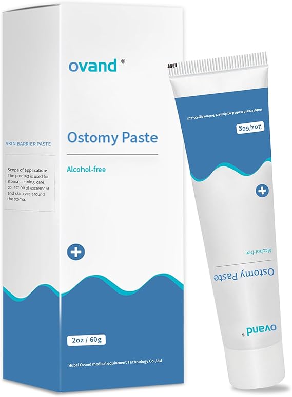 Stoma Skin Barrier Ostomy Paste - Protective Ostomy Skin Barrier Supplies - Stoma Adhesive Skin Protectant Paste - Ostomy Skin Barrier Paste, 2 oz