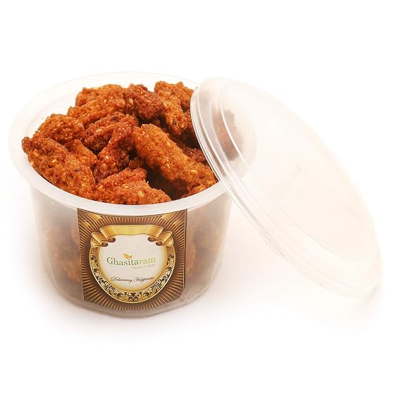 Ghasitaram Gifts Phoolwadi/Fulwadi Namkeen 200 GMS |Diwali,Holi,Rakhi,Valentine,Christmas,Birthday,Anniversary,Gift for Her,Him,Mothers Day,Fathers Day|