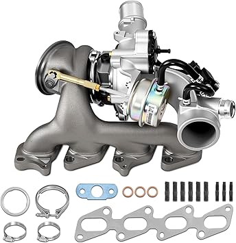 AUTOBABA 667-203 Turbo Turbocharger Kit with Gasket Compatible with 2011-2015 Chevrolet Cruze 2016 Cruze Limited 2012-2020 Chevy Sonic 2013-2021 Trax 2013-2021 Buick Encore L4 1.4L Replace# 55565353
