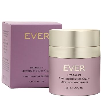 EVER Hydralift Moisturizer (Normal Skin) - Increases skin's ability to retain moisture by 70% - Clinically proven to reduce the top 10 signs of aging - Made in the USA - 1.7oz/50ml