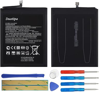 Duotipa Battery BM4F Compatible with Xiaomi MiA3 CC9 CC9E with Repair Tool Kit