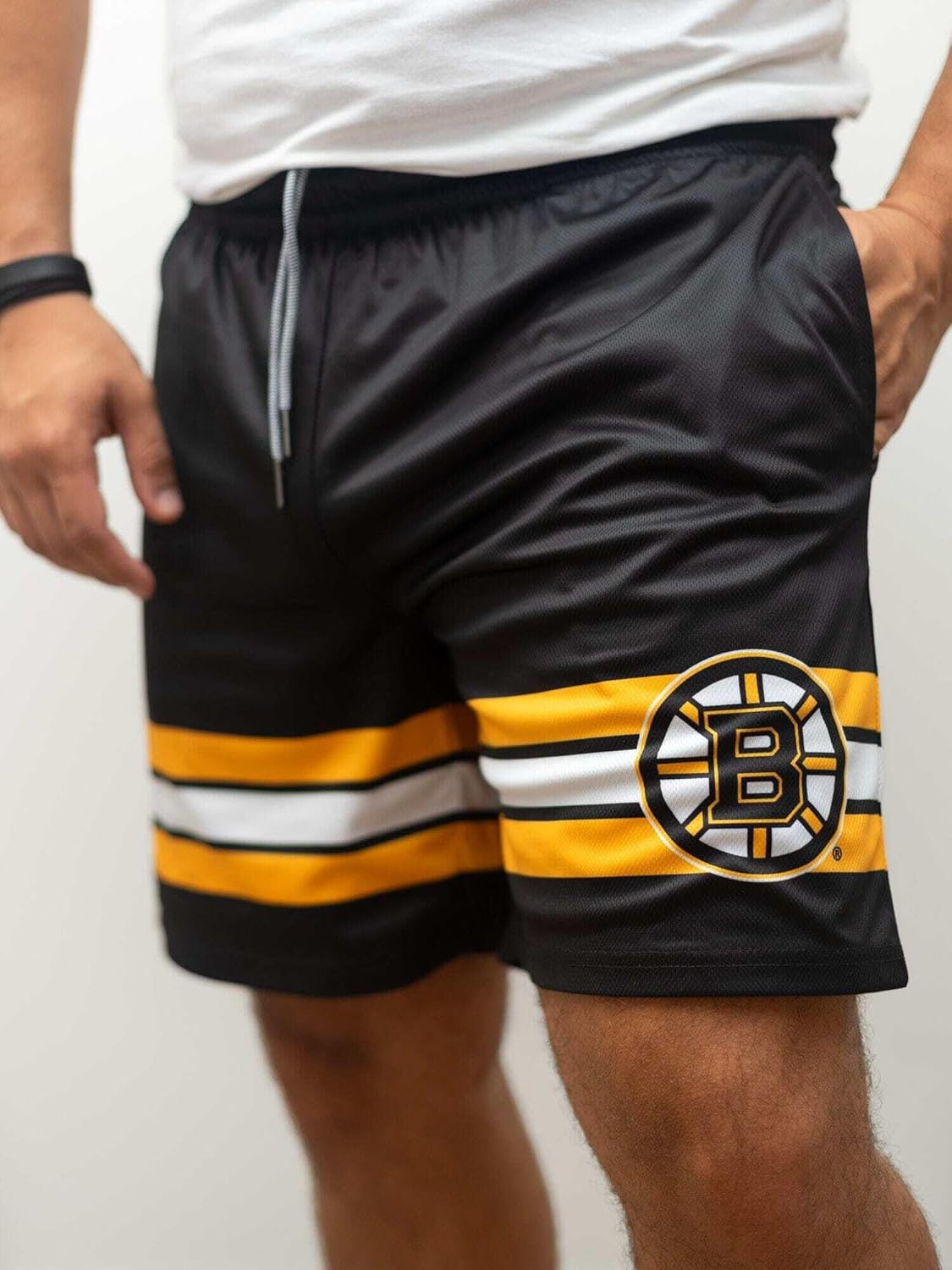 Calhoun Boston Bruins Mesh Hockey Shorts