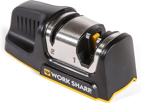 Work Sharp Kitchen Edge Sharpener - Ergonomic - For Chef, Santoku, Paring, Serrated Knives
