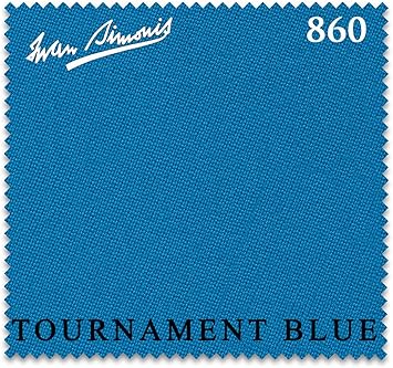 Iwan Simonis 860 Pool Billiard Table Cloth - Authorized Dealer Tournament Blue, 9 ft