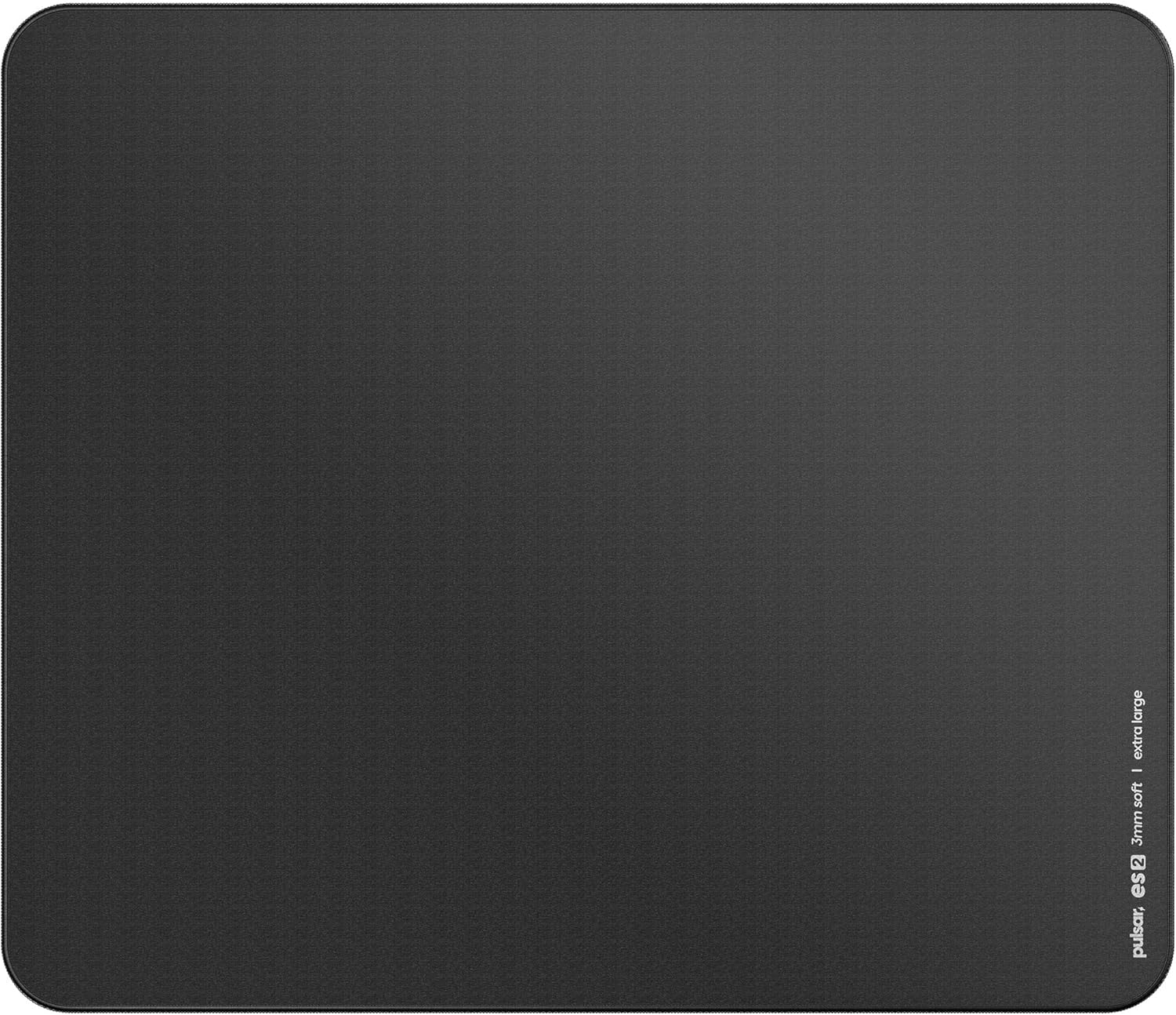 Pulsar Gaming Gears eSports Extra Large ES2 Gaming Mouse Pad 1.9 x 1.7 x 0.1 inches 49 x 42 x 3 mm XL, Black