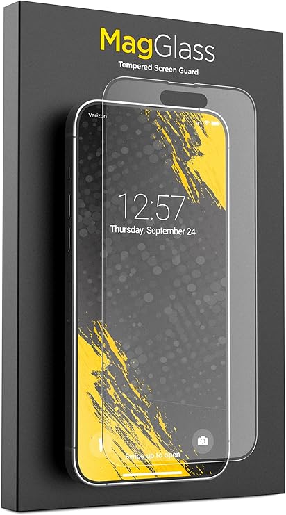 magglass Anti-Glare Matte Screen Protector for iPhone 14 PRO MAX Tempered Glass - Fingerprint/Smudge Proof Display Guard (Case Compatible)